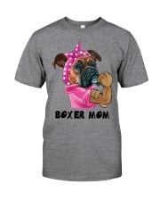 Boxer strong mom Classic T-Shirt front
