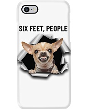 Chihuahua six feet people Phone Case tile