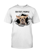 Chihuahua six feet people Premium Fit Mens Tee tile