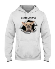 Chihuahua six feet people Hooded Sweatshirt tile