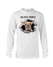 Chihuahua six feet people Long Sleeve Tee tile