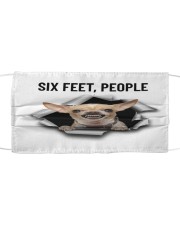 Chihuahua six feet people Cloth face mask front