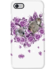 Koalas mom purple rose Phone Case tile