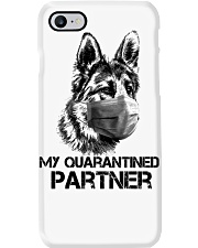 German shepherd my partner Phone Case tile