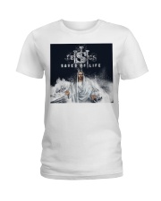 Jesus saved my life and God Ladies T-Shirt tile