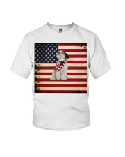 fn 9 shih tzu proud face Youth T-Shirt tile