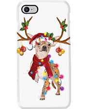 Chihuahua gorgeous reindeer Phone Case tile