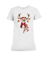 Chihuahua gorgeous reindeer Premium Fit Ladies Tee tile