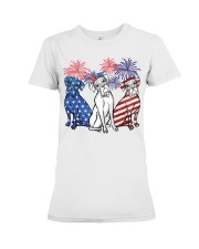 Boxer flag colors Premium Fit Ladies Tee tile