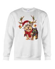 Yorkshire terrier gorgeous reindeer Crewneck Sweatshirt tile