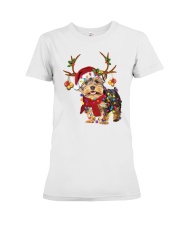 Yorkshire terrier gorgeous reindeer Premium Fit Ladies Tee tile