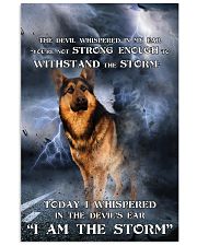 German Shepherd I Am The Storm 11x17 Poster front