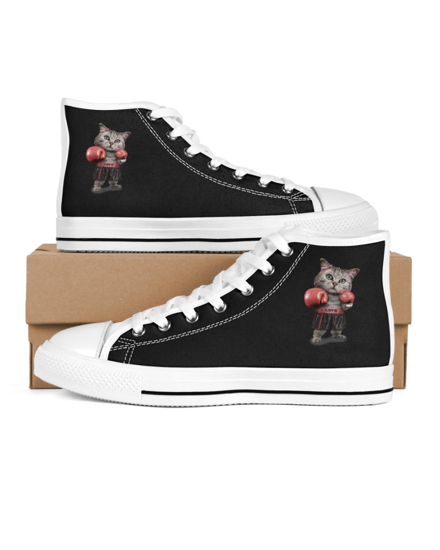 CATCONVERSE Women's High Top White Shoes