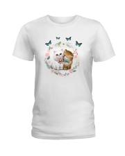 cat pillow Ladies T-Shirt thumbnail