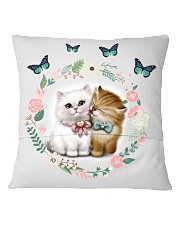 cat pillow Square Pillowcase back
