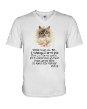 t-shirt cats V-Neck T-Shirt thumbnail