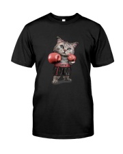 t-shirt boxing cat Classic T-Shirt front