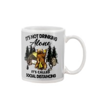 It's not drinking alone it's called social Mug tile