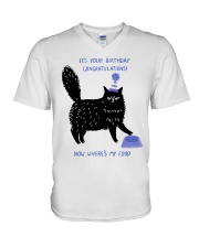 It's your birthday congratulations V-Neck T-Shirt tile