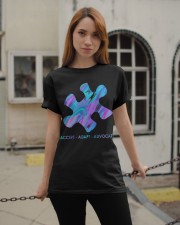 Psychedelic Puzzle piece Classic T-Shirt apparel-classic-tshirt-lifestyle-19