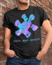Psychedelic Puzzle piece Classic T-Shirt apparel-classic-tshirt-lifestyle-26