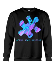 Psychedelic Puzzle piece Crewneck Sweatshirt tile