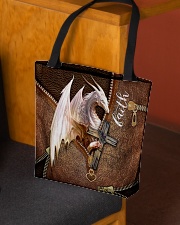 Faith Leather Pattern Print All-over Tote aos-all-over-tote-lifestyle-front-02