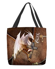 Faith Leather Pattern Print All-over Tote front