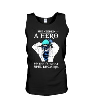 She needed a hero so that's what she became Unisex Tank tile