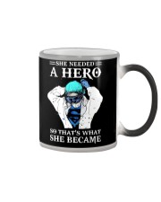 She needed a hero so that's what she became Color Changing Mug tile