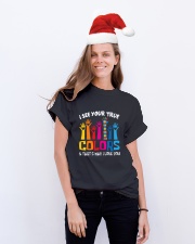 AUTISM AWARENESS Classic T-Shirt lifestyle-holiday-crewneck-front-1