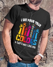 AUTISM AWARENESS Classic T-Shirt lifestyle-mens-crewneck-front-4