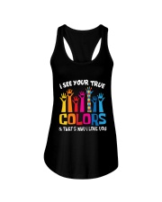 AUTISM AWARENESS Ladies Flowy Tank tile