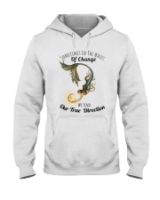 Sometimes in the wave of change Hooded Sweatshirt tile