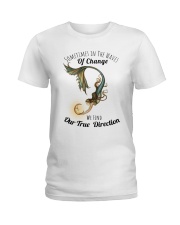 Sometimes in the wave of change Ladies T-Shirt tile