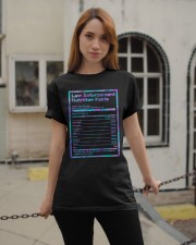 Law enforcement Nutrition Fact Classic T-Shirt apparel-classic-tshirt-lifestyle-19
