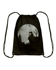 White night Drawstring Bag tile
