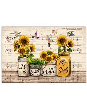 It is well with my soul Christian hymn 17x11 Poster front