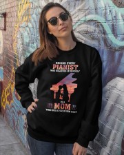 Behind every pianist who believes in himself Crewneck Sweatshirt lifestyle-unisex-sweatshirt-front-3