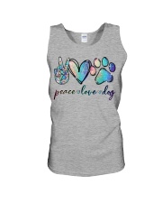 Peace love Unisex Tank tile