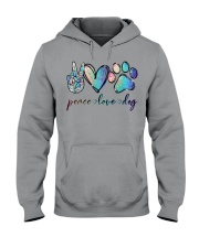 Peace love Hooded Sweatshirt tile