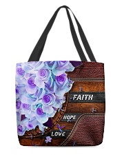 Faith hope love All-over Tote front