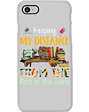 Keeping my distance from the rest of the world Phone Case tile