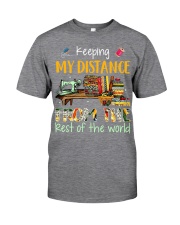 Keeping my distance from the rest of the world Classic T-Shirt front