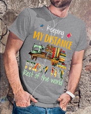 Keeping my distance from the rest of the world Classic T-Shirt lifestyle-mens-crewneck-front-4