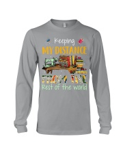 Keeping my distance from the rest of the world Long Sleeve Tee tile