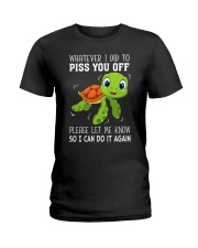 Please let me know Ladies T-Shirt tile