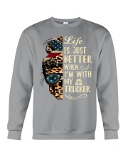 Life is just better Crewneck Sweatshirt tile