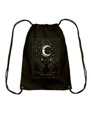The moon Drawstring Bag tile