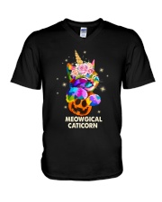 Meowgical Caticorn V-Neck T-Shirt tile